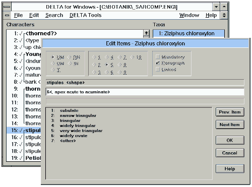 DELTA for Windows sreenshoot, 15kB