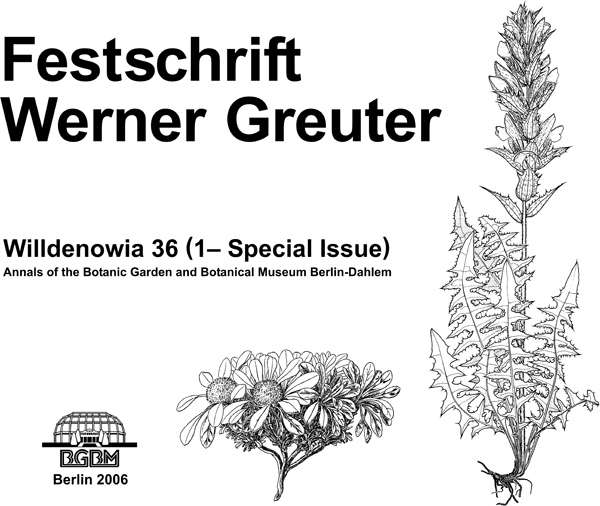 Willdenowia 36/1  contents