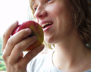 Mein Apfel und ich...